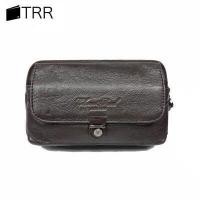 ราคา THAILEATHERGOODS กระเป๋าใส่มือถือสมาร์ทโฟน หนังแท้ กระเป๋าหนังร้อยเข็มขัด ทรงนอน รุ่น3ช่อง (8022572845)