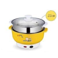 ราคา หม้อไฟฟ้า 24cm หม้อต้มไฟฟ้า กระทะไฟฟ้าเอนกประสงค์ 600W ไม่ติดหม้อ หม้อไฟฟ้าขนาดเล็ก กหม้อ หม้อต้ม กระทะทอด 262A (16937706340)