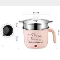 ราคา หม้อไฟฟ้า 24cm หม้อต้มไฟฟ้า กระทะไฟฟ้าเอนกประสงค์ 600W ไม่ติดหม้อ หม้อไฟฟ้าขนาดเล็ก กหม้อ หม้อต้ม กระทะทอด 262A (17352404870)