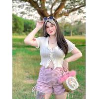 ราคา เสื้อไหมพรมแต่งกระดุม อก36 44 เสื้อสาวอวบอ้วน เสื้อไหมพรมสาวอวบ เสื้อผ้าสาวอวบ เสื้อคนอ้วน ชุดสาวอวบอ้วน (15923636575)