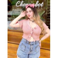 ราคา เสื้อไหมพรมแต่งกระดุม อก36 44 เสื้อสาวอวบอ้วน เสื้อไหมพรมสาวอวบ เสื้อผ้าสาวอวบ เสื้อคนอ้วน ชุดสาวอวบอ้วน (15923636579)