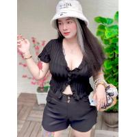 ราคา เสื้อไหมพรมแต่งกระดุม อก36 44 เสื้อสาวอวบอ้วน เสื้อไหมพรมสาวอวบ เสื้อผ้าสาวอวบ เสื้อคนอ้วน ชุดสาวอวบอ้วน (15923636577)