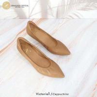 ราคา ทรงปกติ Zenachoo รองเท้าหนังแกะแท้ Victoria1 ส้นเตารีด ความสูง 1 นิ้ว (16940641982)