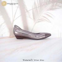 ราคา ทรงปกติ Zenachoo รองเท้าหนังแกะแท้ Victoria1 ส้นเตารีด ความสูง 1 นิ้ว (16940641991)