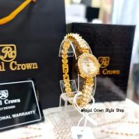 ราคา นาฬิกา Royal Crown ของแท้100 FREE ต่างหูเพชร1คู่ จัดส่งพร้อมกล่องครบเช็ค มีบัตรับประกัน1ปี กันน้ำ สวยหรูมากค่ะ ทั้งหมดมีสีทอง เงิน พิ้งค์โกลด์ ต้องการสีไหน่เป็น พิเศษแจ้งได้นะค่ะ (16873741534)