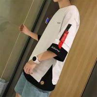 ราคา FREEDOM BOY เสื้อยืดคอกลม แต่งผ้า2ชั้น สไตล์เกาหลี ใส่สบาย (2133034198)