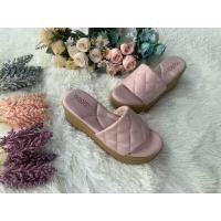 ราคา รองเท้าส้นเตารีดสูง 2 5 นิ้ว พื้นโซฟาคาดหนังนิ่มถนอมเท้า (10289501245)