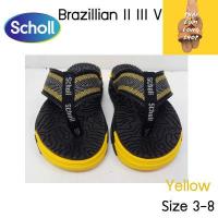 ราคา Scholl Brazillian II III Vรองเท้าสกอร์ Scholl รองเท้าแตะ รองเท้าสกอลล์ บราซิลเลี่ยน รองเท้าเพื่อสุขภาพ มี 5 สีแดง สีดำสีชมพู สีดำ สีน้ำตาล สีเหลือง (16557064896)