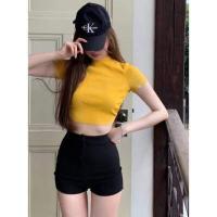 ราคา เสื้อครอปโชว์หลัง เสื้อครอปรูดข้าง เปิดหลัง เสื้อเว้าหลัง ผ้านิ่ม (16262882638)