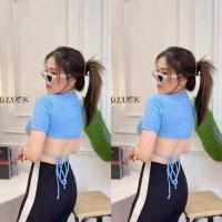 ราคา เสื้อครอปโชว์หลัง เสื้อครอปรูดข้าง เปิดหลัง เสื้อเว้าหลัง ผ้านิ่ม (15151448867)