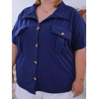 ราคา เสื้อโปโลสาวอวบ 2 แบบ มีเป๋า และแบบเรียบ เสื้อคอปกผญไซส์ใหญ่ เสื้อโปโลใส่ทำงานสำหรับสาวอ้วนบิ๊กไซส์ A277 A870 (18445818558)