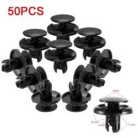 ราคา 50Pcs คลิป8มม สีดำพลาสติก Rivets Push Pin Rivet Fastener คลิปสำหรับรถกันชนประตูสำหรับ Toyota สำหรับ Suzuki สำหรับ Mazda (15423863681)