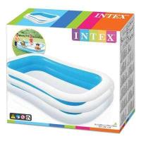 ราคา Intex 56483 สระน้ำเป่าลม ขนาด 262x175x56 cm สีฟ้า ขาว แถมฟรีที่เป่าลมไฟฟ้า (18454092484)
