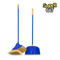 ราคา SUPERCAT ไม้กวาดขนสีทองพร้อมที่โกย (14861401278)