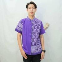 ราคา เสื้อพื้นเมืองชาย ลายขอพระราชทานทูโทน (17830412767)