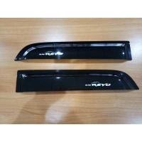 ราคา กันสาด TOYOTA REVO 2015 2022 สีดำเข้ม สกรีนโลโก้ (13329453879)