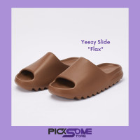 ราคา พร้อมส่ง ของแท้ 100 รองเท้าแตะ Adidas Yeezy Slide สีใหม่ Flax ของแท้ (16270989109)