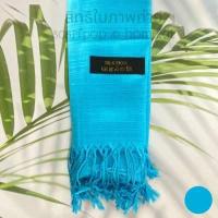 ราคา 2023 Thai Lanna Scarf ผ้าพันคอไทยสไตล์ล้านนา ผ้าพันคอผ้าฝ้ายสีพื้น ชายภู่ ผ้าเปลือกไหม สไตล์ล้านนา (14528473323)