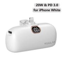 ราคา Kuulaa Powerbank พาวเวอร์แบงค์ ขนาดเล็ก แบบพกพา 5000mah Power Bank สําหรับSamsung Huawei Xiaomi iPhone 14 13 12 pro max แบตสำรองไร้สายแบบ Fast Charge iPhone 8 7 6 5 ของแท100 (16816406837)