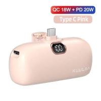 ราคา Kuulaa Powerbank พาวเวอร์แบงค์ ขนาดเล็ก แบบพกพา 5000mah Power Bank สําหรับSamsung Huawei Xiaomi iPhone 14 13 12 pro max แบตสำรองไร้สายแบบ Fast Charge iPhone 8 7 6 5 ของแท100 (17293791945)