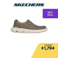 ราคา Skechers สเก็ตเชอร์ส รองเท้าผู้ชาย Men SKECHERS USA Garza Conlen Shoes 204571 OLV Air Cooled Memory Foam Classic Fit Goga Mat Arch (17197898811)