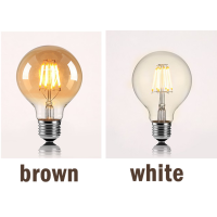 ราคา E27 Filament Edison Bulb G80 light bulb longzu light bulb warm white antique incandescent light bulb (14688948544)