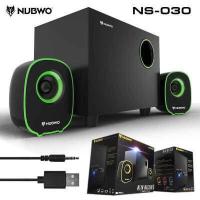 ราคา NUBWO NS 030 ลำโพงคอม USB Speaker 2 1 Mean Machine ลำโพง (12540771053)