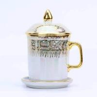 ราคา แก้วมัคมุกน้ำทองลายพุดตาล มีกล่องใส่ แก้ว มีหูจับ มีฝาปิด ของขวัญ แก้วเบญจรงค์ แก้วชา แก้วเซรามิค แก้วมัคมุกงานเกษียณ ถวายพระ ถ้วย กาแฟ (16409046307)