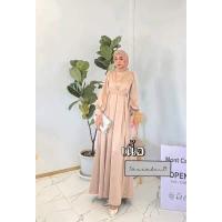 ราคา ชุดมุสลิมหญิง ชุดเดรสมุสลิม รุ่นเจ้าหญิง เนื้อผ้าซาร่า เดรสออกงาน ชุดเจ้าสาวมุสลิม เดรสยาว ชุดรายอ ชุดธีมเพื่อนเจ้าสาว (18066675357)