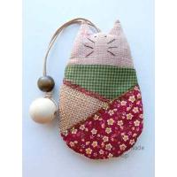 ราคา Key cover กระเป๋าใส่กุญแจ ที่ครอบกุญแจ ที่เก็บกุญแจ พวงกุญแจ รูปแมว งานแฮนด์เมด ทำจากผ้าญี่ปุ่นผสมผ้าคอตตอน (14877277430)