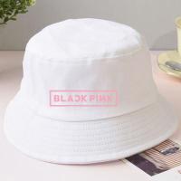 ราคา หมวกถังโลโก้ Blackpink พร้อมตัวอักษรสีชมพูสวยงามสำหรับผู้หญิงและผู้ชาย (13331935750)
