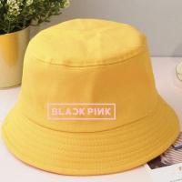 ราคา หมวกถังโลโก้ Blackpink พร้อมตัวอักษรสีชมพูสวยงามสำหรับผู้หญิงและผู้ชาย (13331935751)