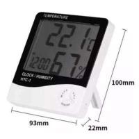 ราคา เครื่องวัดอุณหภูมิและความชื่น รุ่น HTC 1 สีดำ ขาว (8039320445)