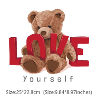 ราคา ตัวรีดติดเสื้อหมีโปโลคู่รัก Valentine สติกเกอร์รีดติดเสื้อ (17526401768)