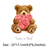 ราคา ตัวรีดติดเสื้อหมีโปโลคู่รัก Valentine สติกเกอร์รีดติดเสื้อ (17526401776)