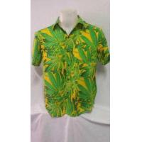 ราคา พร้อมส่ง ลายใหม่ลายใบกัญชา เสื้อสงกรานต์ เสื้อฮาวาย เสื้อลายดอก เนื้อผ้าสปันบางนุ่มใส่สบาย เสื้อเชิ้ตแขนสั้นชาย หญิง เสื้อคอปก (6080530684)