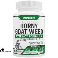 ราคา Horny Goat Weed Extract สำหรับผู้ชายและผู้หญิง มีราก Maca โสม Saw Palmetto อาหารเสริมพลังงาน (18500260855)