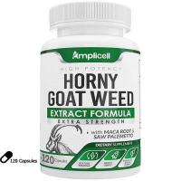 ราคา Horny Goat Weed Extract สำหรับผู้ชายและผู้หญิง มีราก Maca โสม Saw Palmetto อาหารเสริมพลังงาน (18500260856)