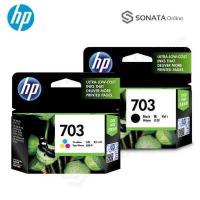 ราคา ตลับหมึกอิงค์เจ็ท สีดำ HP 703 หมึกสีดำ สี สีสด สีสวย สม่ำเสมอ แห้งเร็ว ไม่เลอะ ต้องหมึกแท้คุณภาพสูงจาก HP (9451646072)