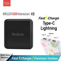 ราคา Yoobao MG20Mini ฟรีซองกันน้ำ 20000mAh Fast Charge USB2 1A Super Mini Power Bank แบตเตอรี่สำรอง (17424880834)