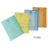 ราคา ซองกระดุมใส่โฉนดที่ดิน ซองกระดุมใส่เอกสาร ซองโฉนด B4 TI 202 (10137456175)