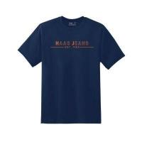 ราคา haas เสื้อยืดแขนสั้น unisex ผู้ชาย ผู้หญิง ลายสกรีน HAAS JEANS SBSK2619 (17977885956)