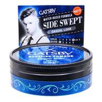 ราคา GATSBY DRESSING POMADE แว๊กซ์ จัดแต่งทรงผม สไตล์วินเทจ 80 g มี 4 สูตร สูตรวอเตอร์เบส (15451656761)