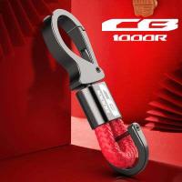 ราคา รถจักรยานยนต์รถจักรยานยนต์ Universal พวงกุญแจโลหะสำหรับ HONDA CB125R CB190SS CB250R CB300R CB400 CB500X CB650F CB650R CB1000 CB1000R CB1100 CB1300พวงกุญแจหนังและ Twine เย็บชายอุปกร (8707997096)