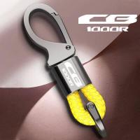 ราคา รถจักรยานยนต์รถจักรยานยนต์ Universal พวงกุญแจโลหะสำหรับ HONDA CB125R CB190SS CB250R CB300R CB400 CB500X CB650F CB650R CB1000 CB1000R CB1100 CB1300พวงกุญแจหนังและ Twine เย็บชายอุปกร (9211243129)