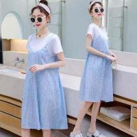 ราคา ชุดคลุมท้องแขนสั้น ชุดคลุมท้องเรียบหรู ชุดคลุมท้องสีสันสดใส เนื้อผ้าใชุดกระโปรงคุณแม่ ใส่ได้ทุกโอกาส ชุดคลุมท้อง (16280700688)