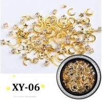 ราคา DIY เพชรติดเล็บ เพชรตกแต่งเล็บ สีเงิน สีทองแบบรวม เพชรแต่งเล็บ อะไหล่ติดเล็บ Nail (5054750544)