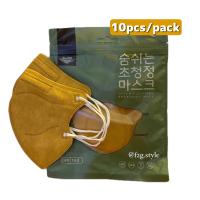 ราคา KN95 รุ่นฮิต Mask 10pcs pack แมสอั้ม หน้ากากอนามัย แมสปิดปาก n95 5d เมสเกาหลี หน้ากากป้องกันฝุ่น (12794668945)