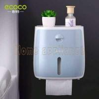 ราคา ECOCO กล่องใส่ทิชชู กันน้ำ ติดผนังไม่ต้องเจาะ (4357216637)