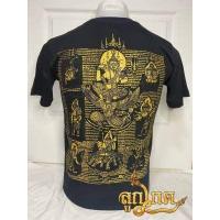 ราคา ของแท้ ส่งฟรี เสื้อยืด เสื้อลายยันต์ พ่อปู่ฤๅษียันต์ใหญ่หลัง เสื้อลายไทย ยักษ์ หนุมาน งานสกรีนมือของแท้ ผ้าcottonอย่างดีสกรีนหน้าหลัง (17481407923)